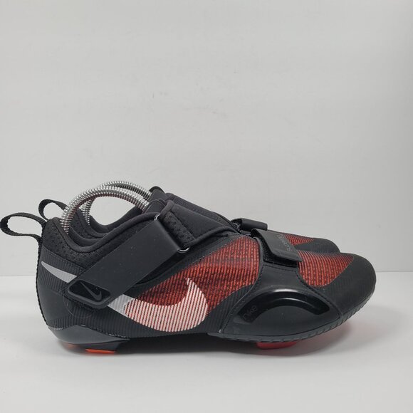 Nike SuperRep Cycle Women's Black Red Indoor Cycling Shoes CW2191-008 US Size 10 - Picture 1 of 8